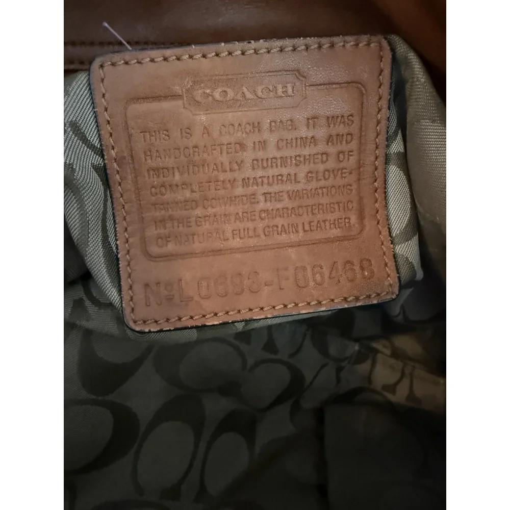 Active Seller!!Coach Soho Y2K Brandy Leather Purse Shoulder Bag Retro - Picture 12 of 14